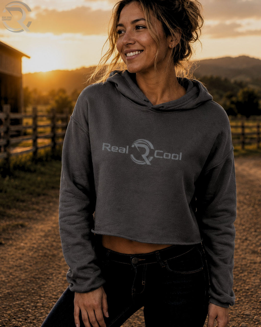 Real Cool Crop Hoodie